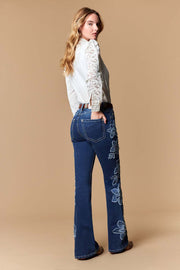 Women's Embellished Bootcut Jeans