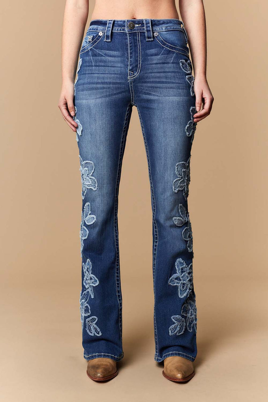 Women's Embellished Bootcut Jeans
