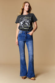 Women's 5 Pockets Flare Jeans