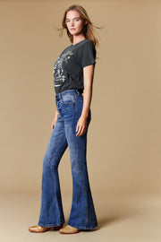 Women's 5 Pockets Flare Jeans