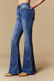 Women's 5 Pockets Flare Jeans