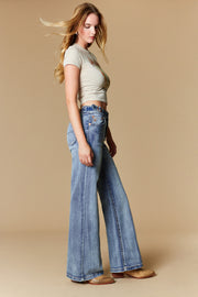 Women's 5 Pockets Wide Leg Jeans