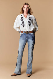 Women's Embellished Bootcut Jeans