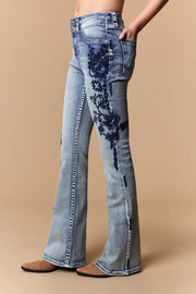 Women's Embellished Bootcut Jeans