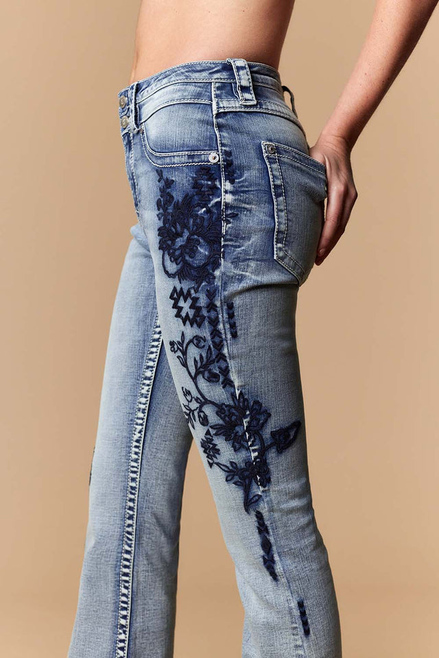 Women's Embellished Bootcut Jeans