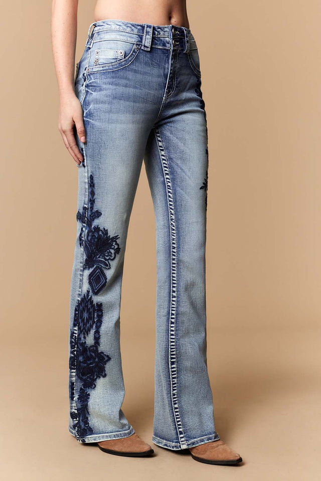 Women's Embellished Bootcut Jeans