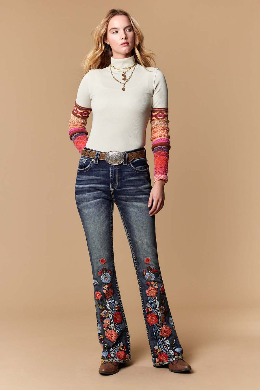 Women's Embellished Bootcut Jeans