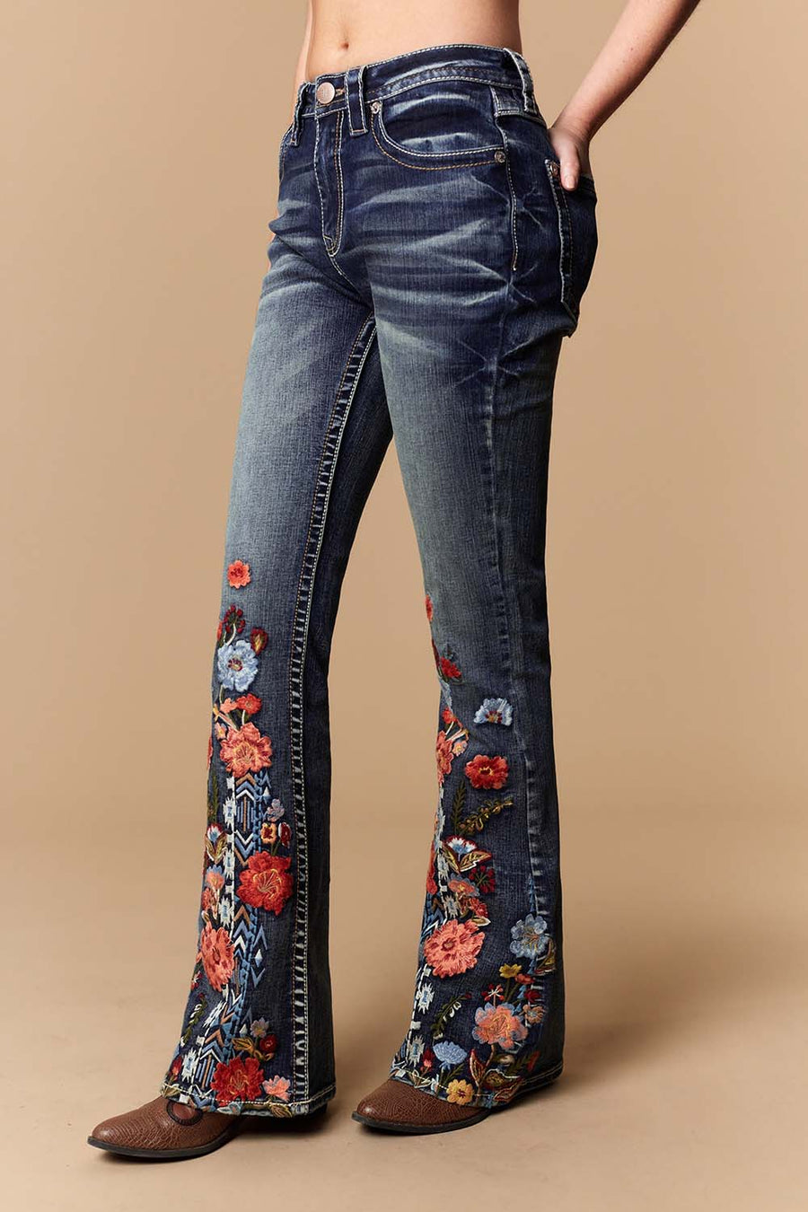 Women's Embellished Bootcut Jeans