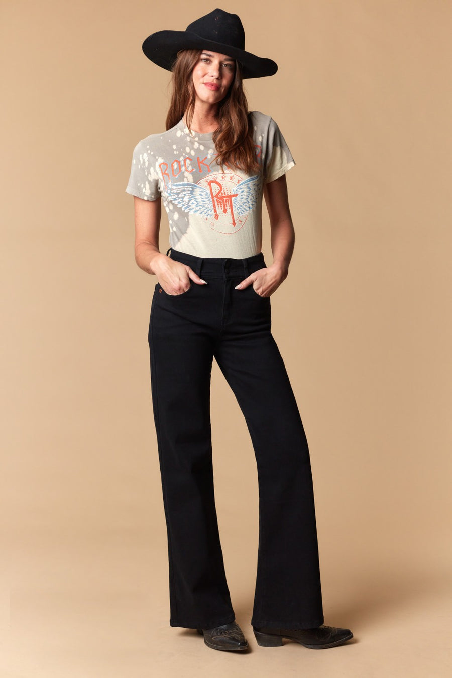 Women's Classic 5-Pocket Wide Leg Jeans