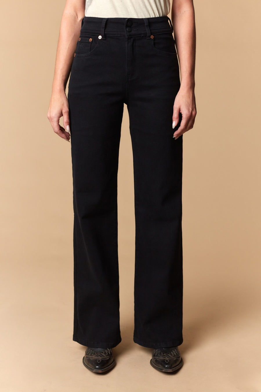 Women's Classic 5-Pocket Wide Leg Jeans
