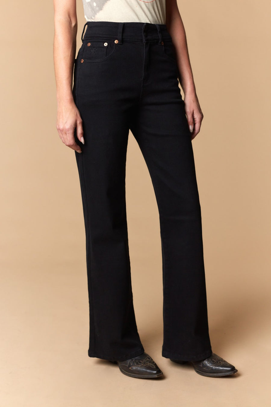 Women's Classic 5-Pocket Wide Leg Jeans