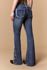 Women's Embellished Bootcut Jeans