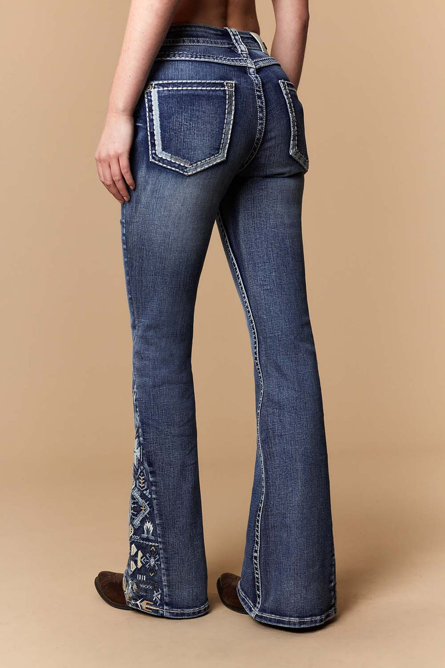 Women's Embellished Bootcut Jeans