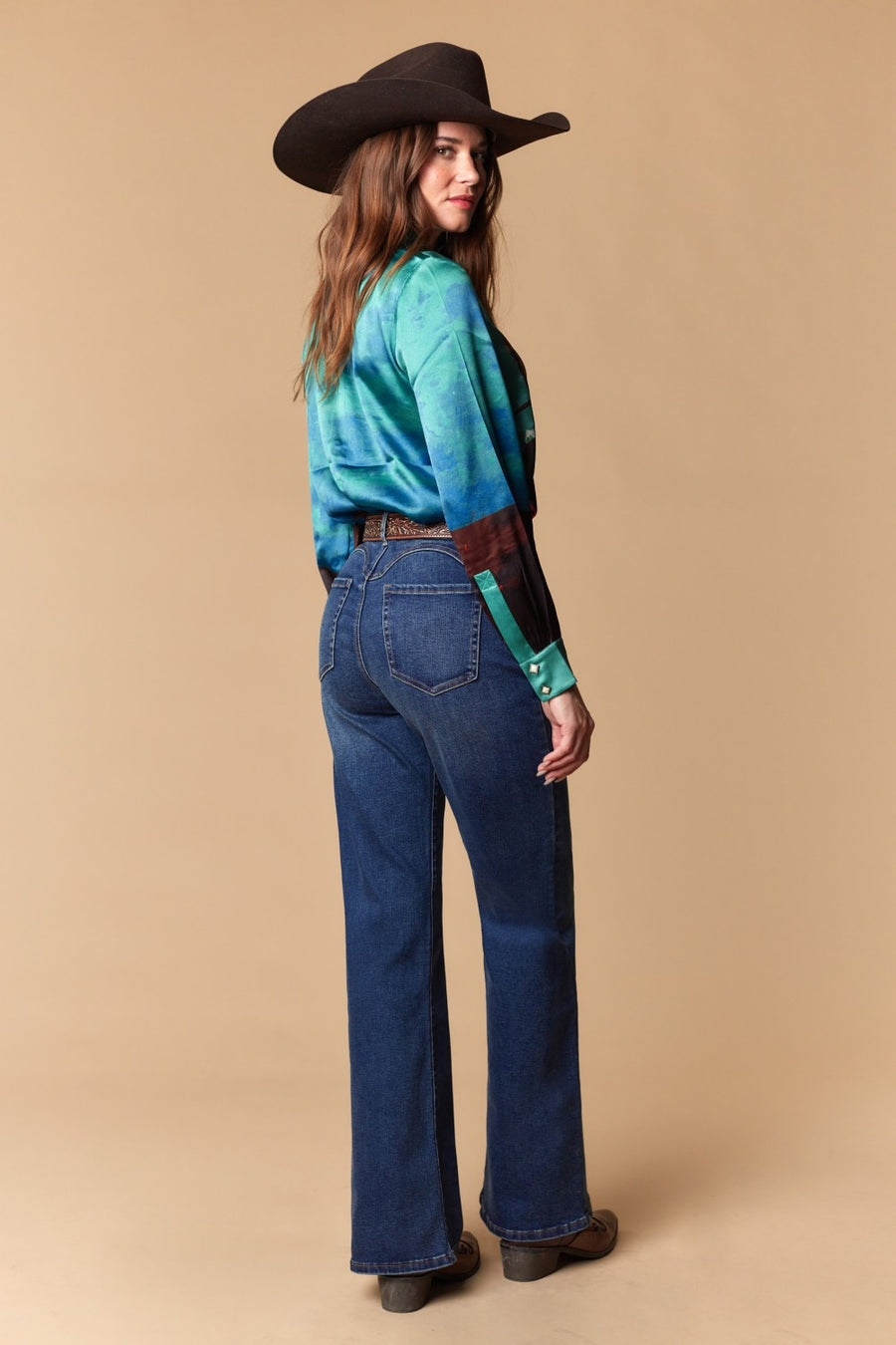 Women's Classic 5-Pocket Wide Leg Jeans