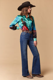 Women's Classic 5-Pocket Wide Leg Jeans
