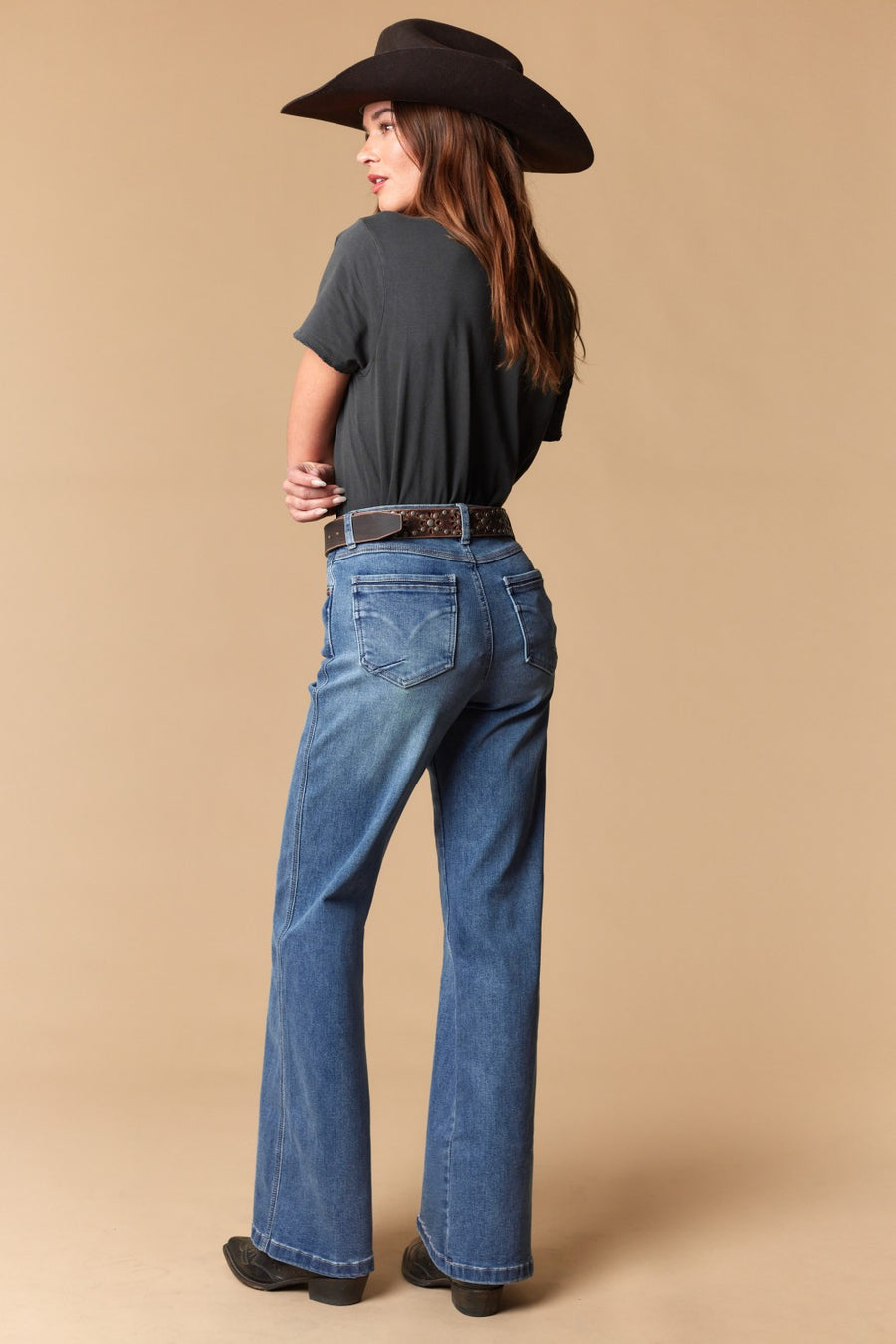 Women's Classic 5-Pocket Wide Leg Jeans