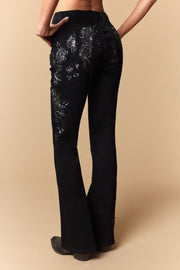 Women's Embroidered Bootcut Jeans