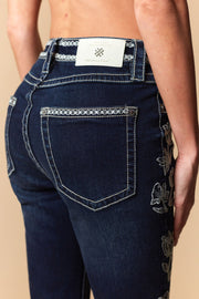 Women's Embroidered Bootcut Jeans