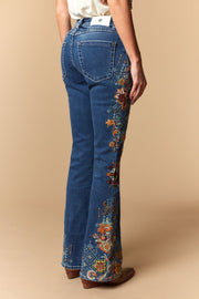 Women's Embroidered Bootcut Jeans