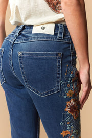 Women's Embroidered Bootcut Jeans