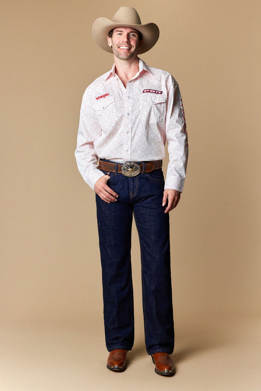 Men's Raw Denim Straight Jeans