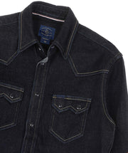 Boy's Premium Long Sleeve Denim Western Snap Shirt