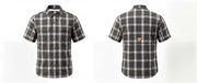 Men's Plaid Western Performance Short Sleeve Shirt