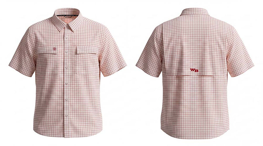 Men's Check Western Performance Short Sleeve Shirt