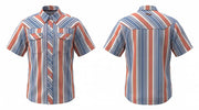 Men's Sunset Stripe Western Performance Short Sleeve Shirt