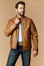 Men's Urban Style Faux Leather Jacket