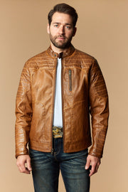 Men's Urban Style Faux Leather Jacket