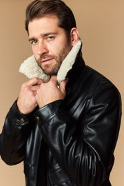 Men's Urban Style Faux Leather Jacket