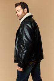 Men's Urban Style Faux Leather Jacket