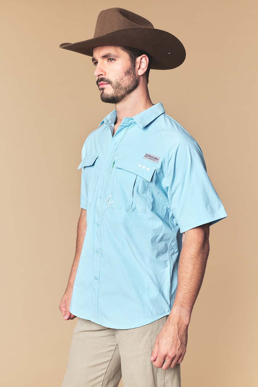 Men's Western Performance Short Sleeve Shirt