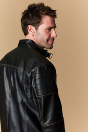 Men's Urban Style Faux Leather Jacket