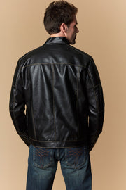 Men's Urban Style Faux Leather Jacket