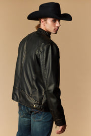 Men's Urban Style Faux Leather Jacket