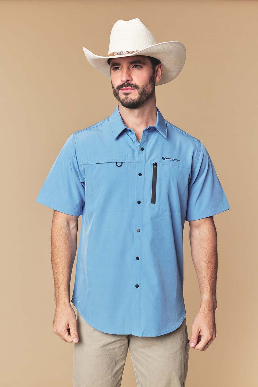 Men's Western Performance Short Sleeve Shirt