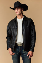 Men's Urban Style Faux Leather Jacket