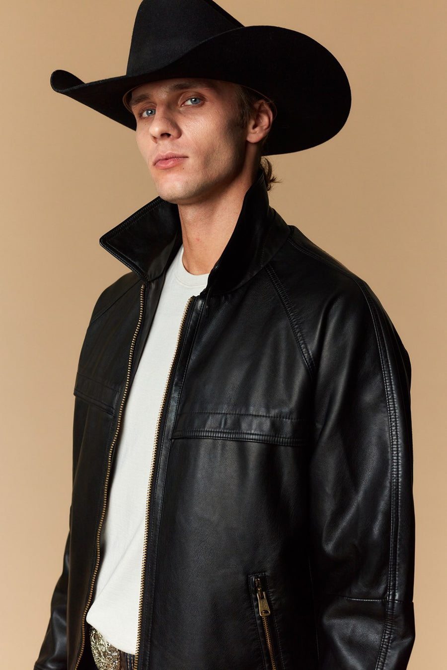 Men's Urban Style Faux Leather Jacket