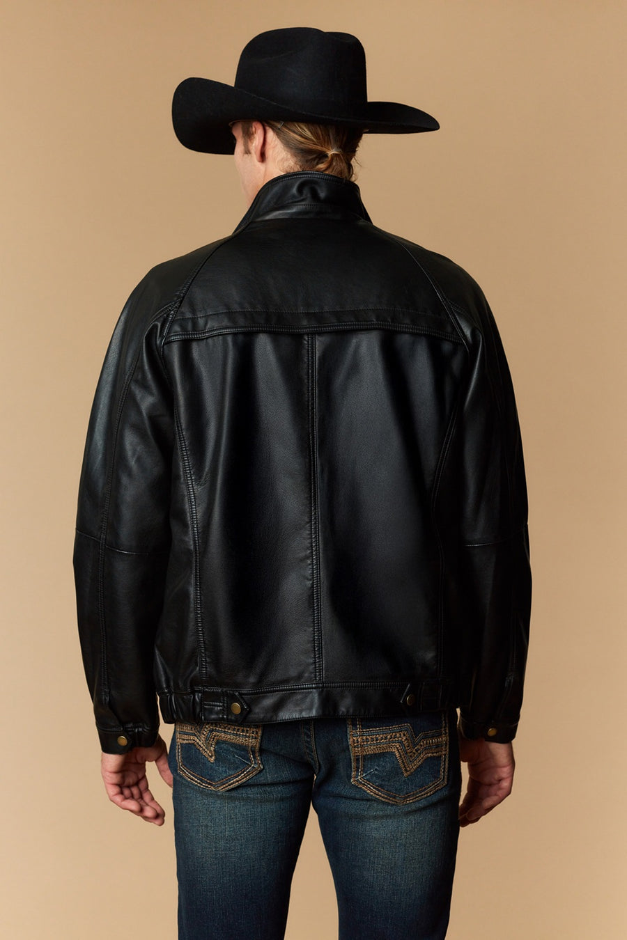 Men's Urban Style Faux Leather Jacket