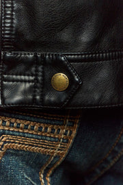 Men's Urban Style Faux Leather Jacket