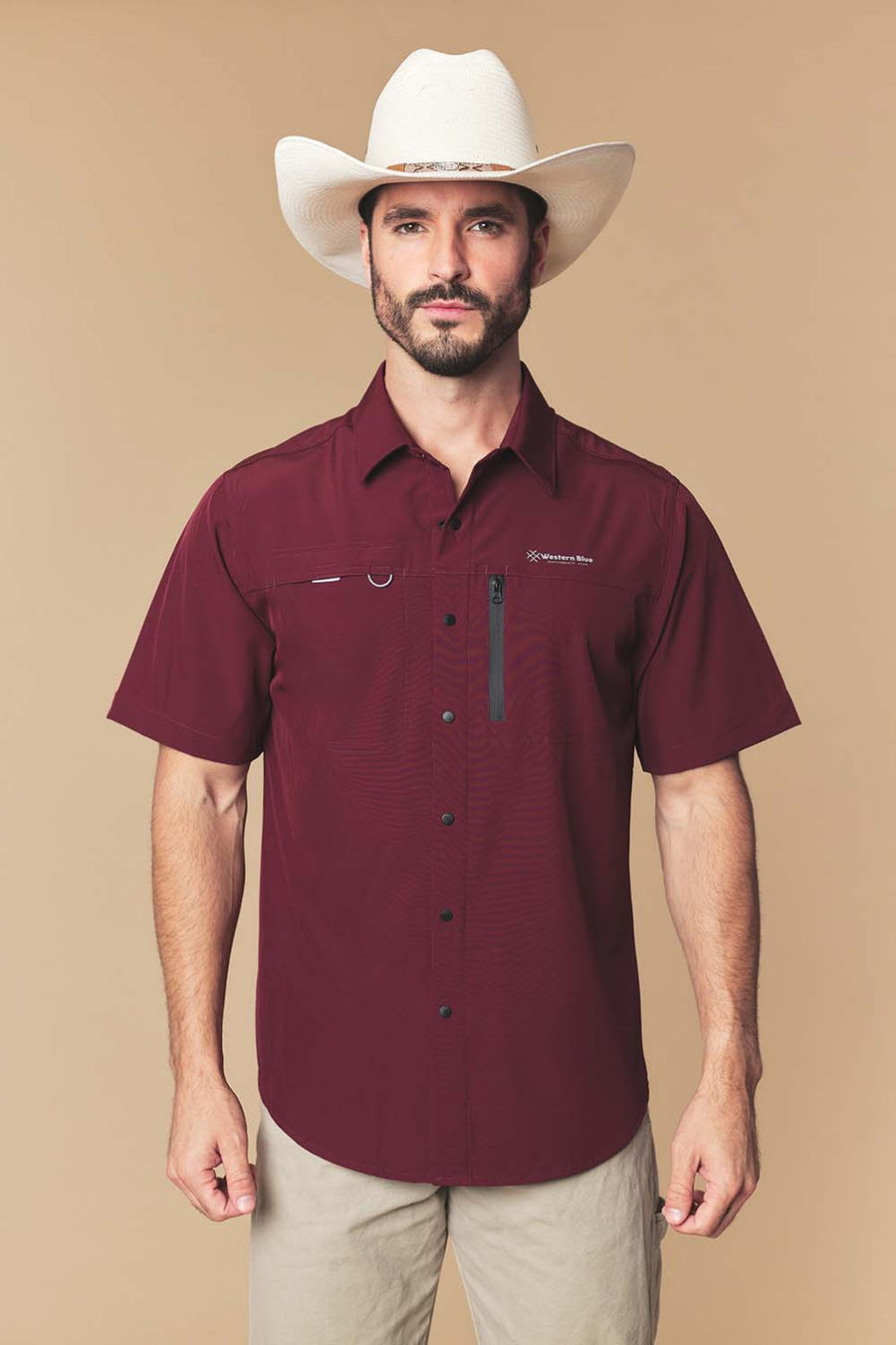 Men's Western Performance Short Sleeve Shirt