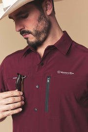 Men's Western Performance Short Sleeve Shirt