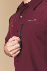 Men's Western Performance Short Sleeve Shirt