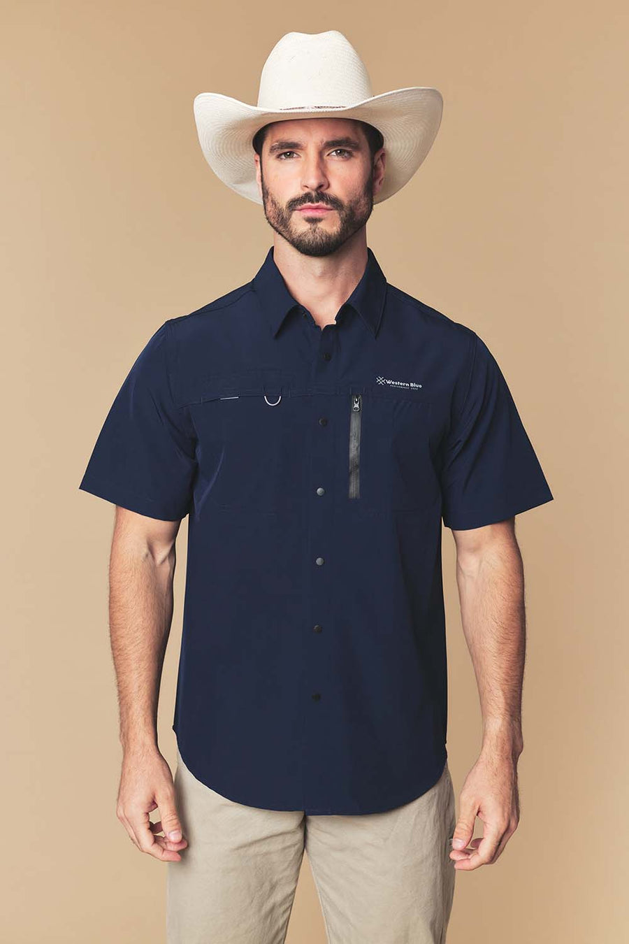 Men's Western Performance Short Sleeve Shirt