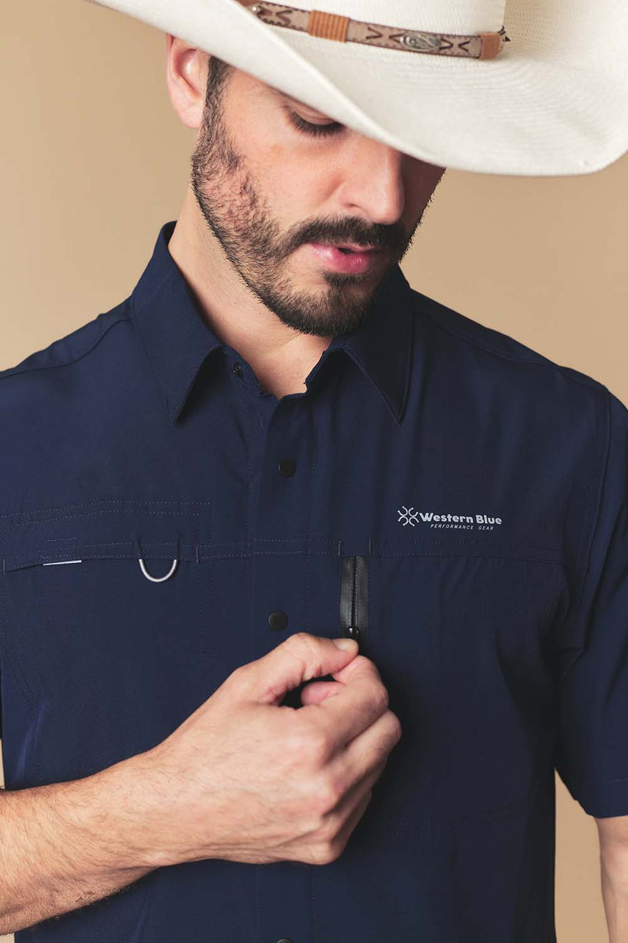 Men's Western Performance Short Sleeve Shirt