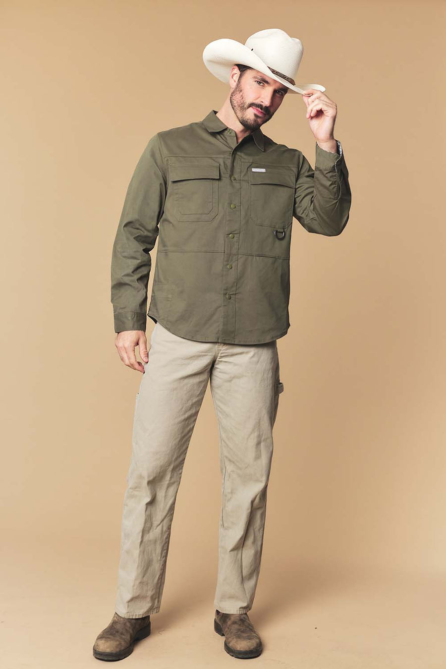 Men's Western Performance Long Sleeve Shirt