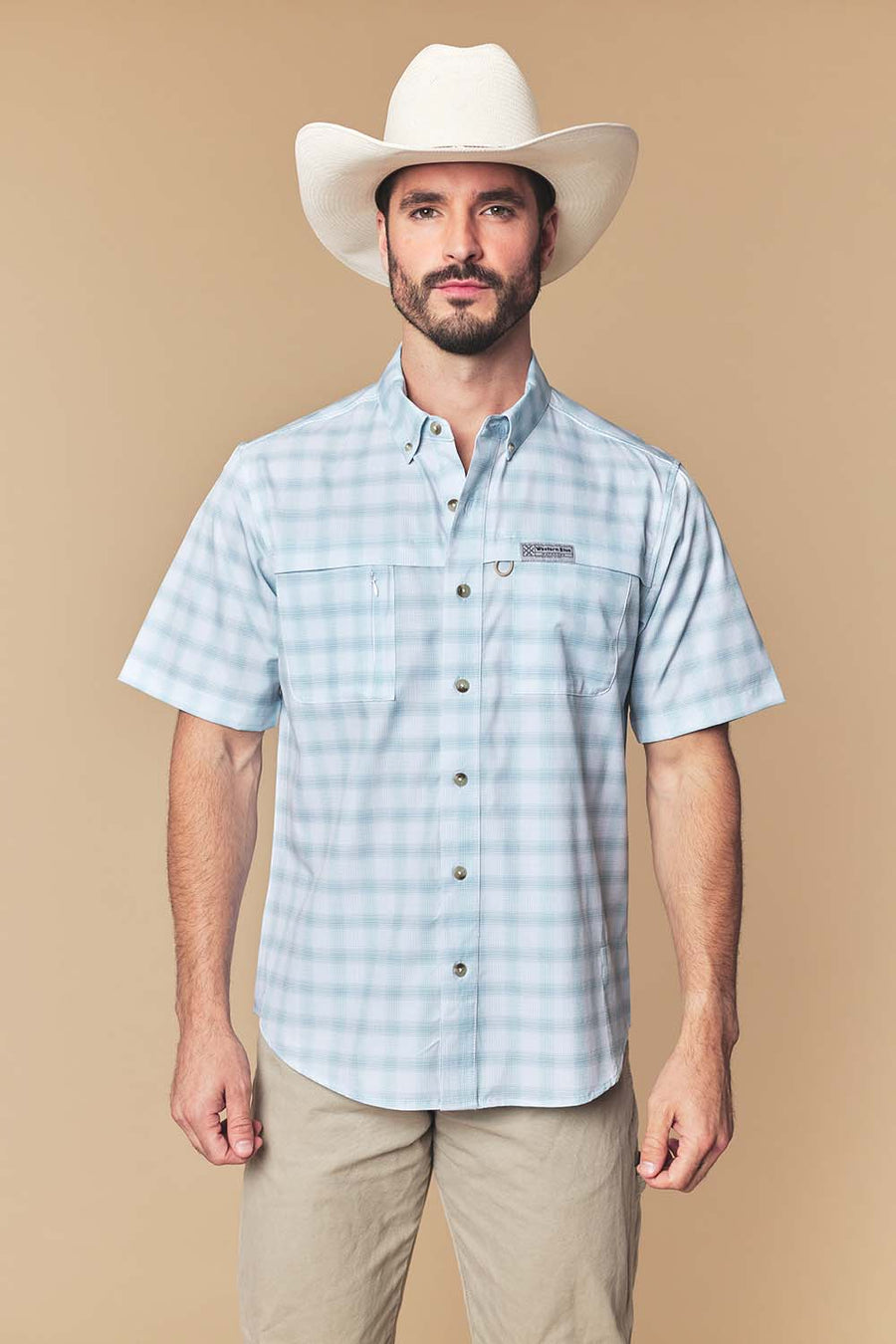 Men's Western Performance Short Sleeve Shirt