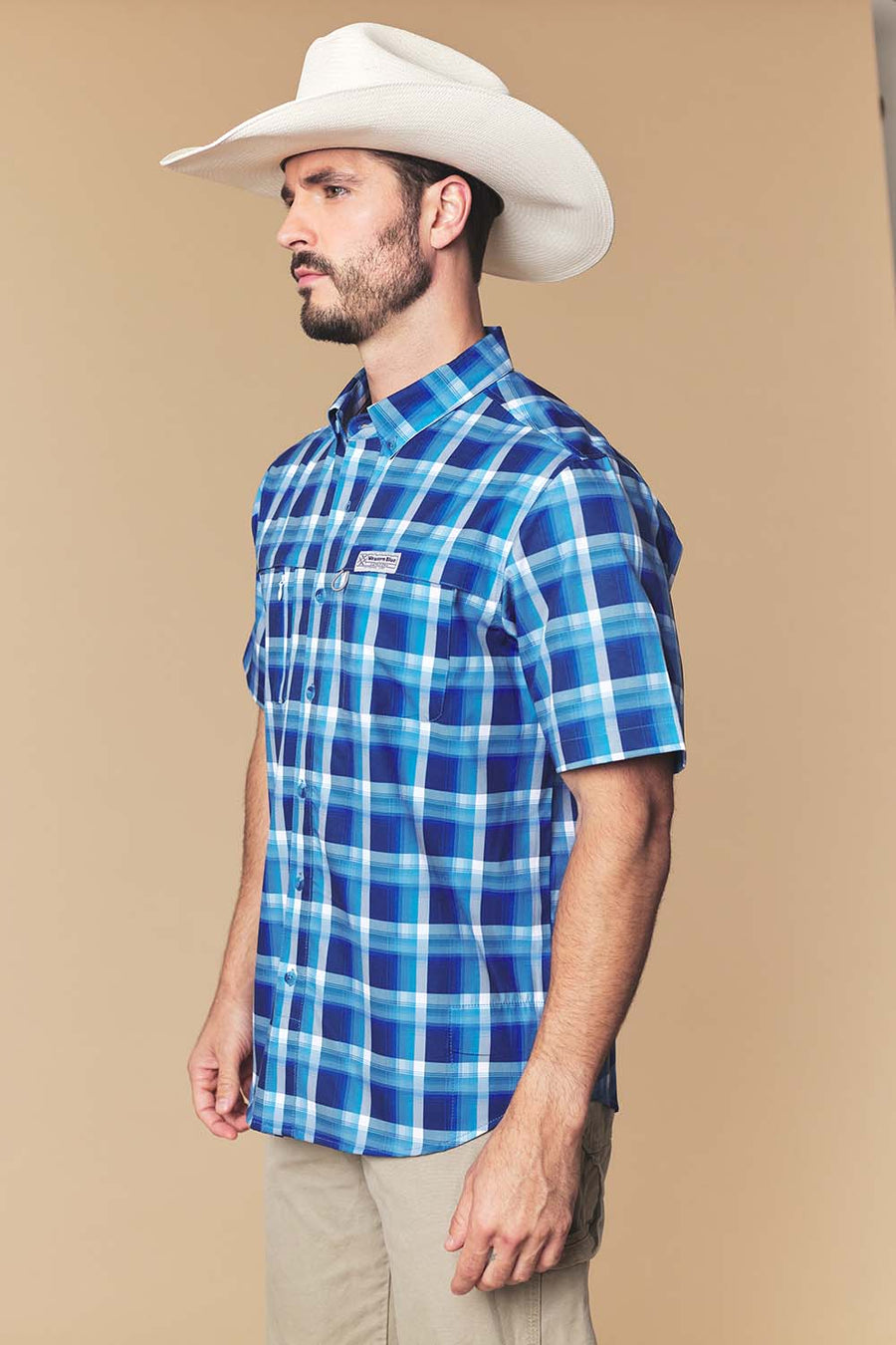 Men's Western Performance Short Sleeve Shirt